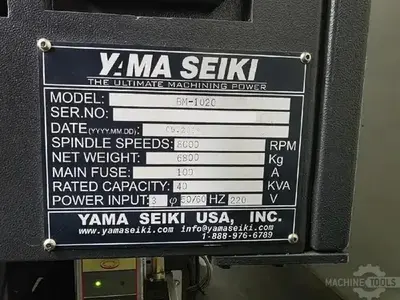 Used 2018 YAMA SEIKI BM-1020 Vertical Machining Centers Arizona US | KD Machinery #1362658