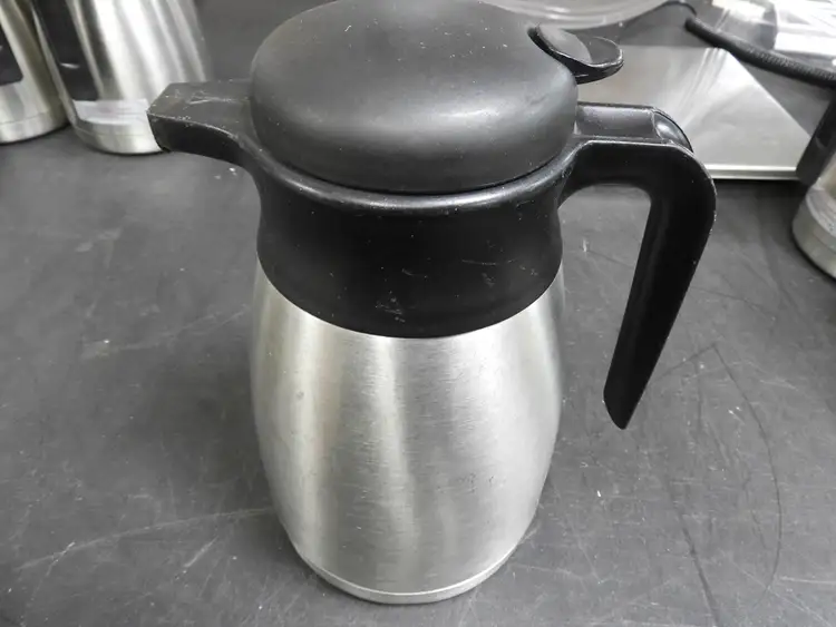 Used Newco Used Newco 111386 1.2L Vaculator Thermal Carafe - Stainless Steel Coffee Equipment Illinois US | Falcon Restaurant Supply #1376587