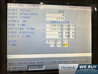 Used 2013 KASHIFUJI KN80 Gear Hobbers Michigan US | Tramar Industries #1310901
