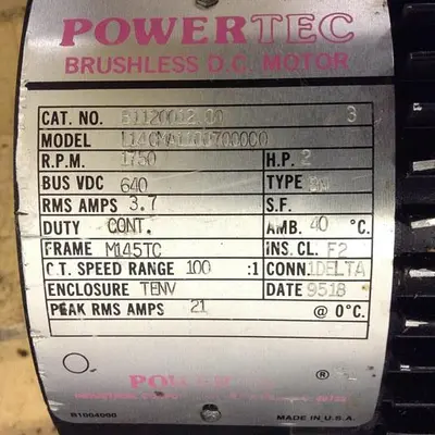 USED POWERTEC 04VCBN2A8.0AB