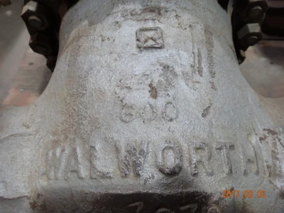 Walworth 4", Class 600, WCB, Gate Valve