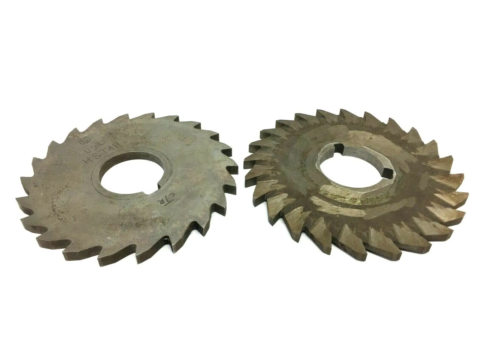 4" x 1/4" x 1" Straight Cutter | ST Co & National Twist Drill & Tool 4"x3/16x1 Side Milling Straight Cutter LOT 2 - Used