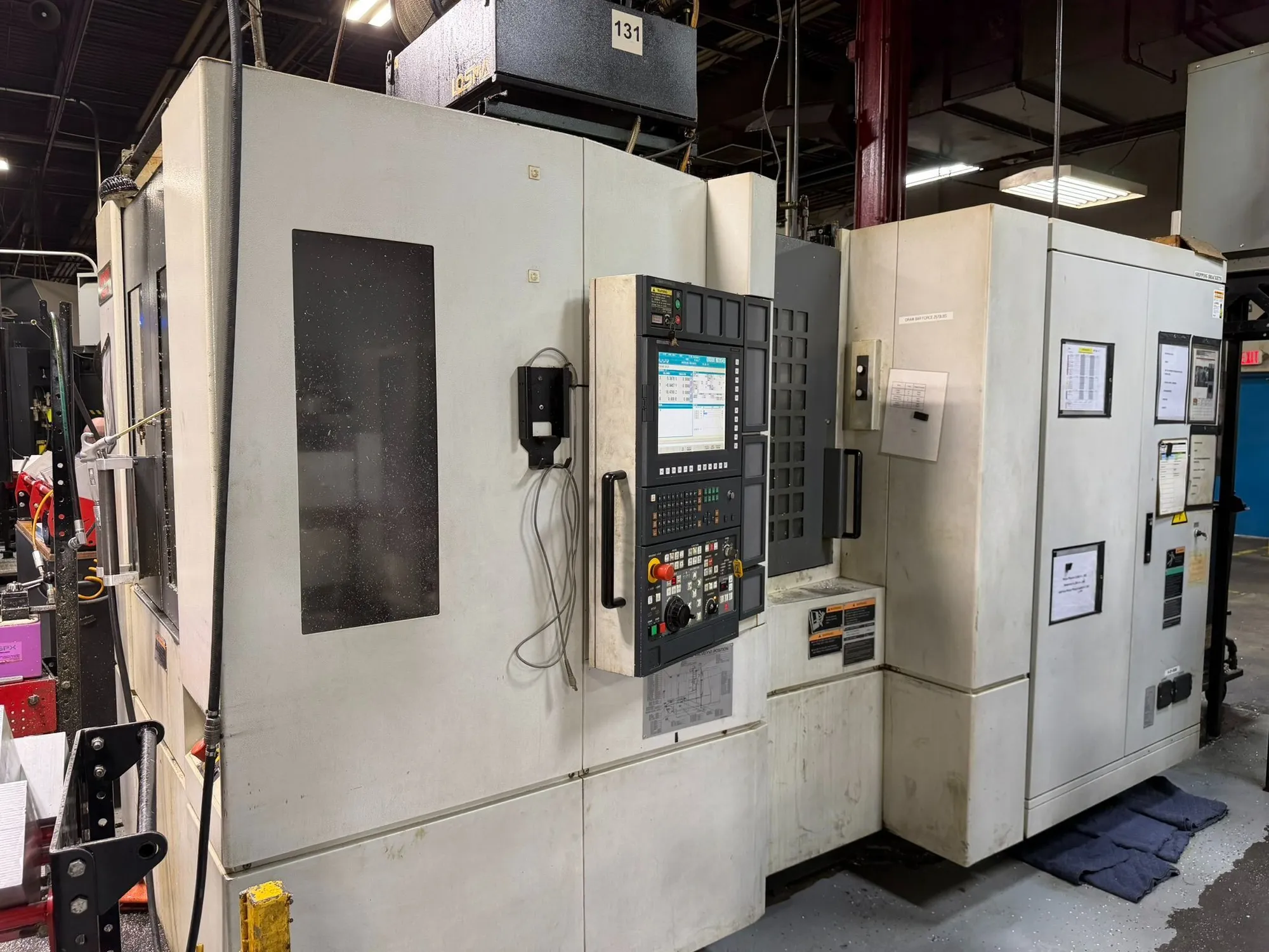 2008 Mori Seiki NH4000DCG 4-Axis CNC Horizontal Machining Center