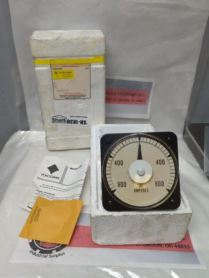 New | in-Stock YOKOGAWA 103122ABSN Meters - Misc | Surplus Asset Holdings #1206989