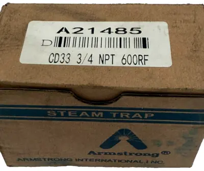 NEW ARMSTRONG CD-33 4.1MPA/600PSIG SIZE 3/4NPT CD33