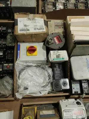 5 PALLETS OF ASSORTED ELECTRICAL AND COMPONENTS