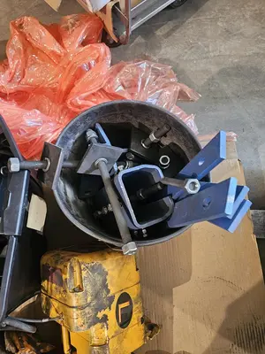 USED GORBEL 1/2 TON ALUMINUM BRIDGE FREESTANDING CRANE