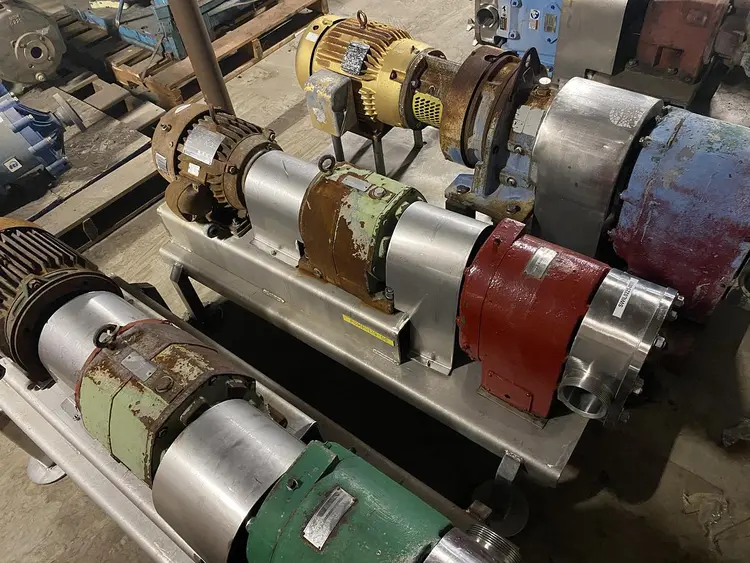 Used 2001 TRI-CLOVER PR125-3-UC4-ST-S Rotary Pumps North Carolina US | DH Griffin Used Equipment #1383750