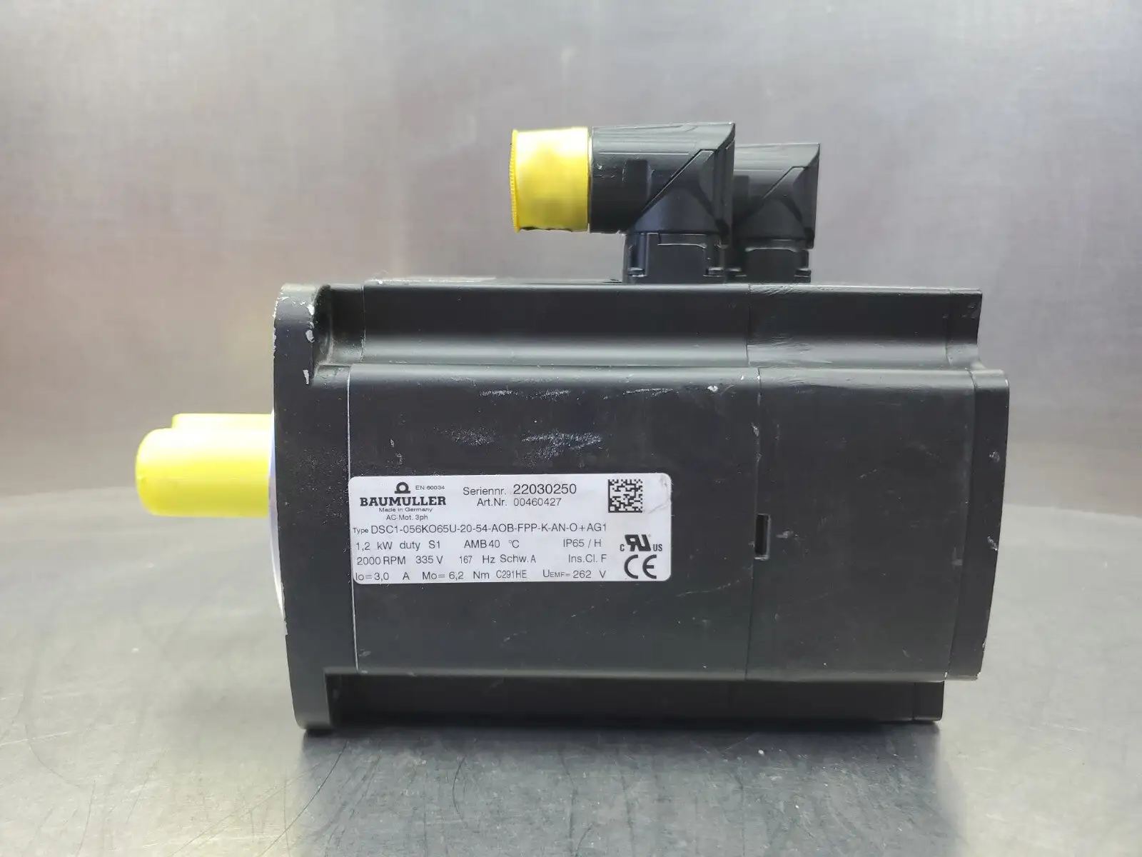 USED Baumüller DSC1-056KO65U-20-54-AOB-FPP-K-AN-O+AG1