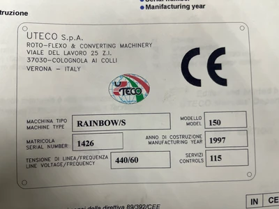 1997 UTECO RAINBOW Printing & Converting, Laminators | Mark One Machinery (12)