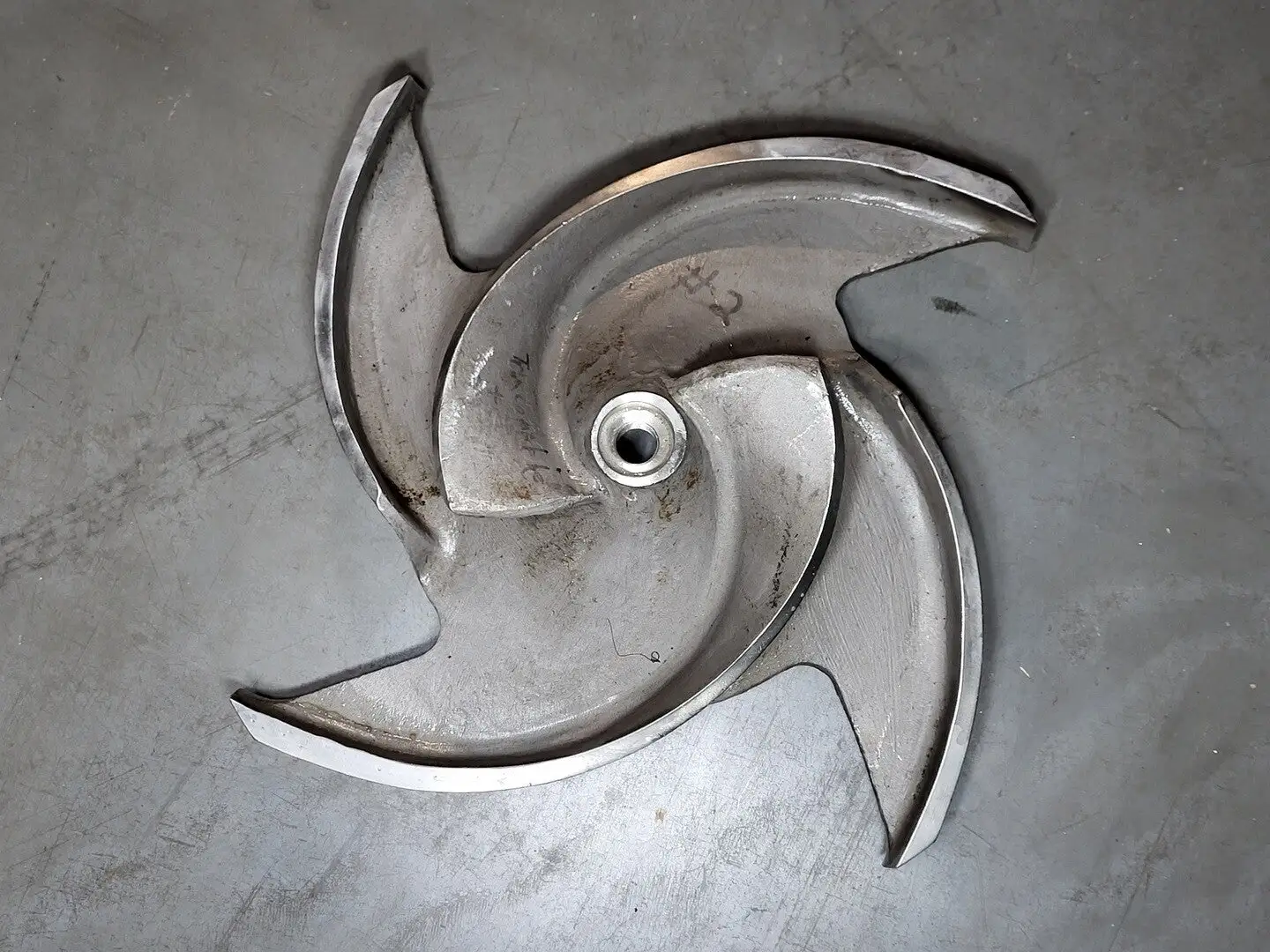 Impeller Pump, Goulds 3175M 6x8-18 Impeller, 2/4 Vane, 316 SS