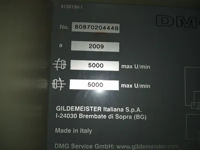 2009 GILDEMEISTER SPRINT 65 LINEAR Lathes CNC 5 Axis or More | Asset Exchange Corporation (9)