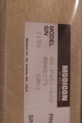 Modicon AS-P451-622 Remote I/O Power Supply 60 HZ ASP451622 NEW STOCK G320