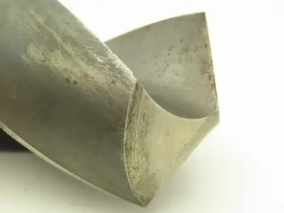 3-1/8" 2 Flute Drill HSS Bit High Speed No 5 Morse Shank CHIPPED
