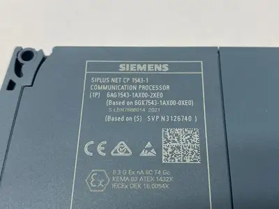 USED SIEMENS SIPLUS NET CP 1543-1 COMMUNICATIONS PROCESSOR