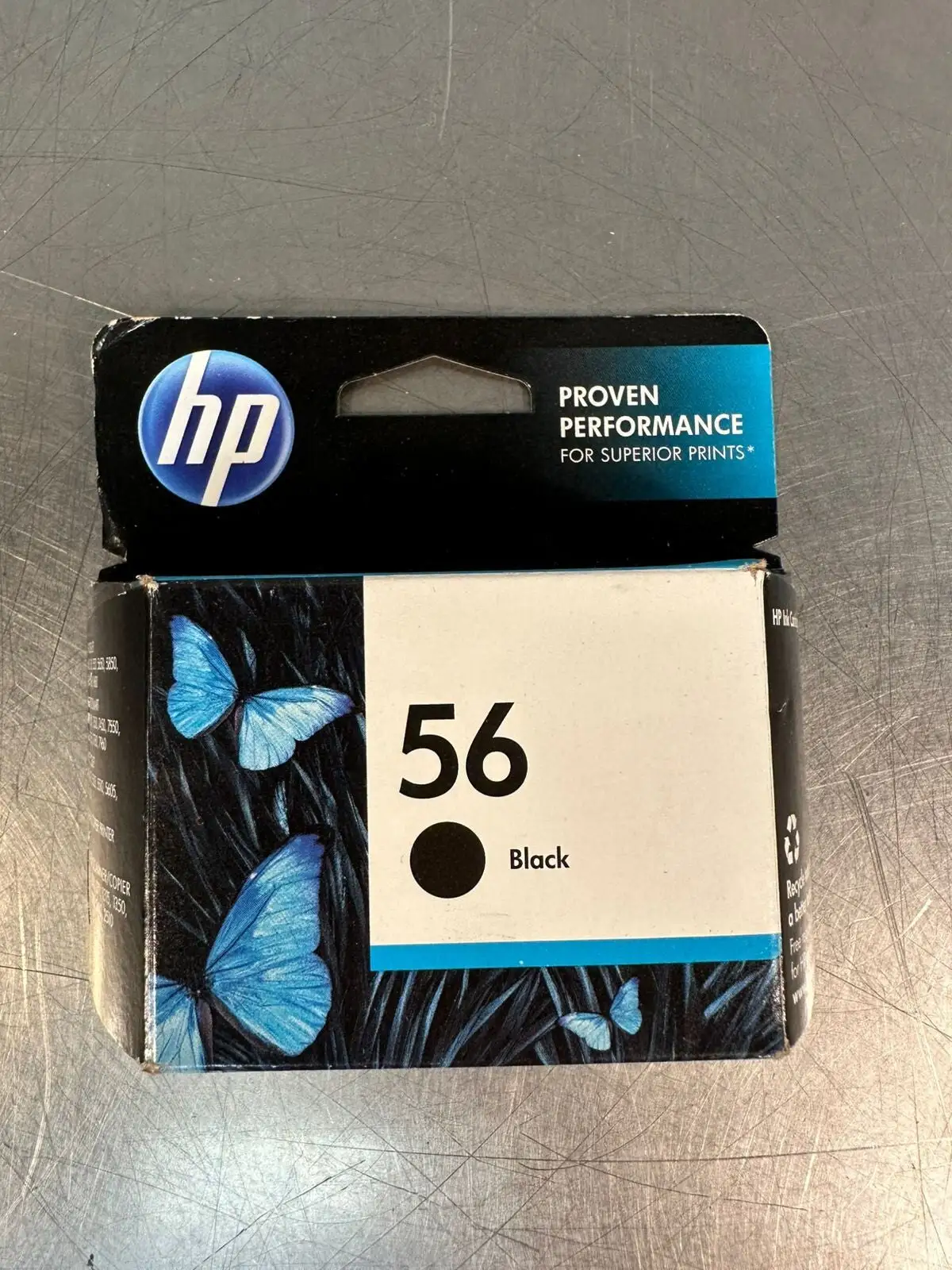 Hp 56 Black Ink Cartridge C6656AN NEW Genuine (5.3.1)