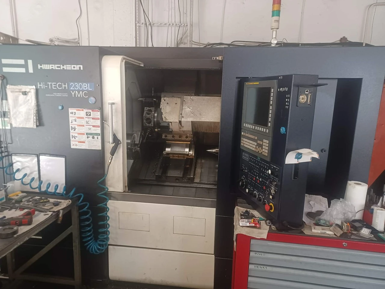 USED 2019 HWACHEON HI-TECH 230 BL YMC