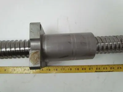 MODW-1910 Ball Screw 57mm Dia 13mm Pitch 580mm Travel 38-1/2" OAL RH