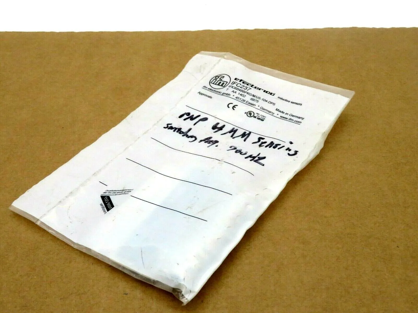 NEW IFM EFECTOR IFK3004BBPKG/M/US-104-DPS-IFC237 INDUCTIVE SENSOR IFC237