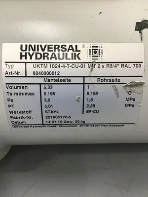 USED UNIVERSAL HYDRAULIK UKTM1024-4-T-CU-01