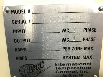 NEW IDEAL MACHINERY IM-MF2-A1