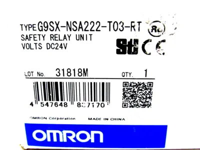 NEW OMRON G9SX-NSA222-T03-RT DC24 SAFETY RELAY G9SXNSA222T03RT