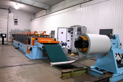 Pre-Cut with Flying Shear Roof Panel Roll Forming Machine in Kansas, USA