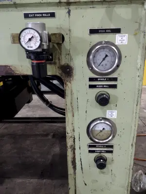 18” X .175”  X 8,000 LBS CWP MODEL #SFAC4-20 SPACE-SAVER AUTOMATIC DOUBLE END SERVO COIL FEED LINE: STOCK #22215