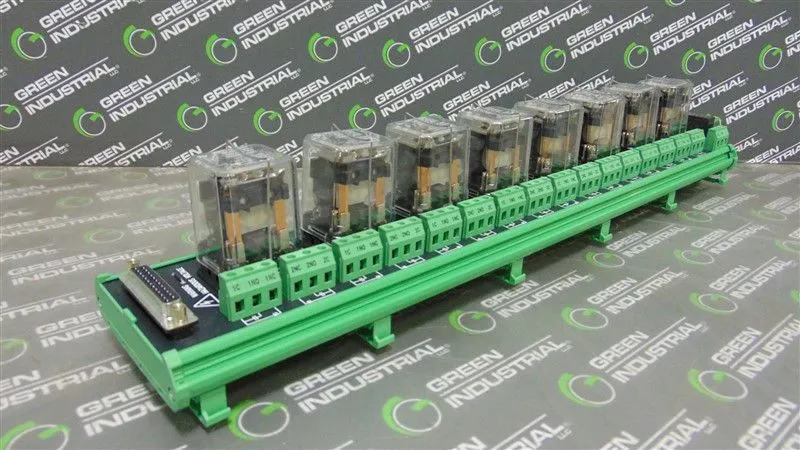 Westinghouse Emerson 5A22412H01 Ovation 8 Channel Relay Module Rev. H Used