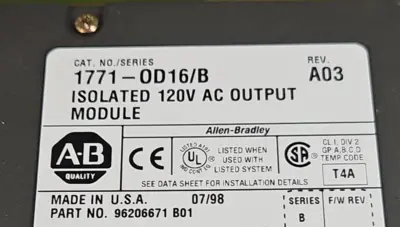 USED Allen-Bradley Allen-Bradley 1771-OD16/B