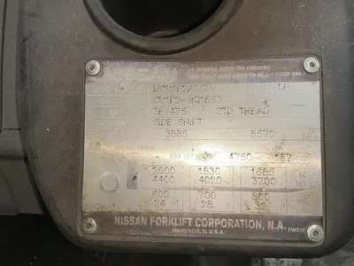 Used NISSAN MCUF12A25LV Material Handling (misc) Ohio US | HGR 24 #1469585