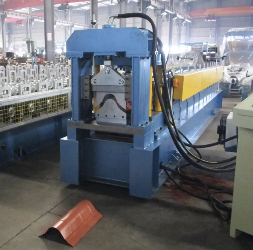 Ridge Cap Roll Forming Machine in Uruguay