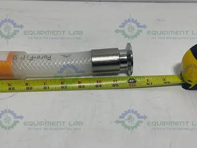USED SAINT GOBAIN 23008067 PURE FIT 96" HOSE W/ 1/2" SANITARY FITTING 60PSI AT 20°C