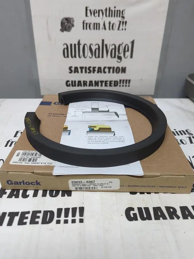 New | in-Stock GARLOCK KLOZURE 25003-6367 Pump & Valve Parts Ohio US | Surplus Asset Holdings #1236640