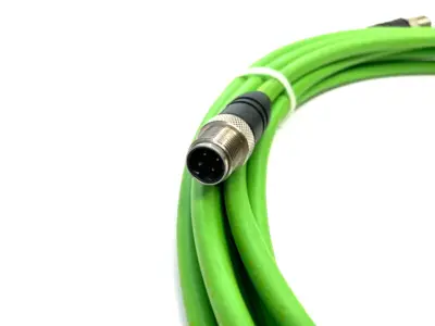 USED LUMBERG AUTOMATION PROFINET DOUBLE ENDED CONNECTION CABLE