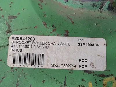 Roller Chain Sprocket No. 80B41203