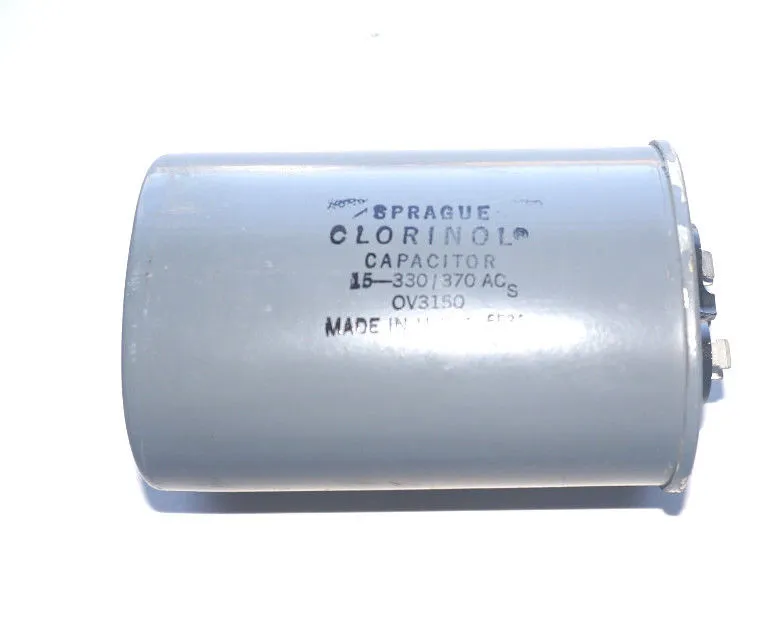 SPRAGUE OV-3150 CAPACITOR 15-330/370 OV3150