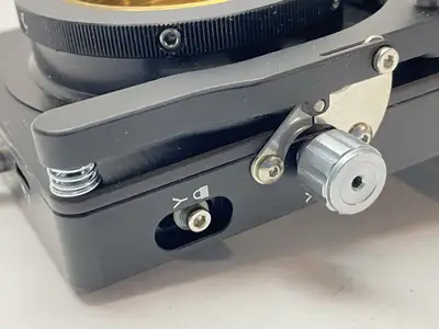USED NEWPORT PRECISION LENS X/Y POSITIONER 2" LENS 100TPI