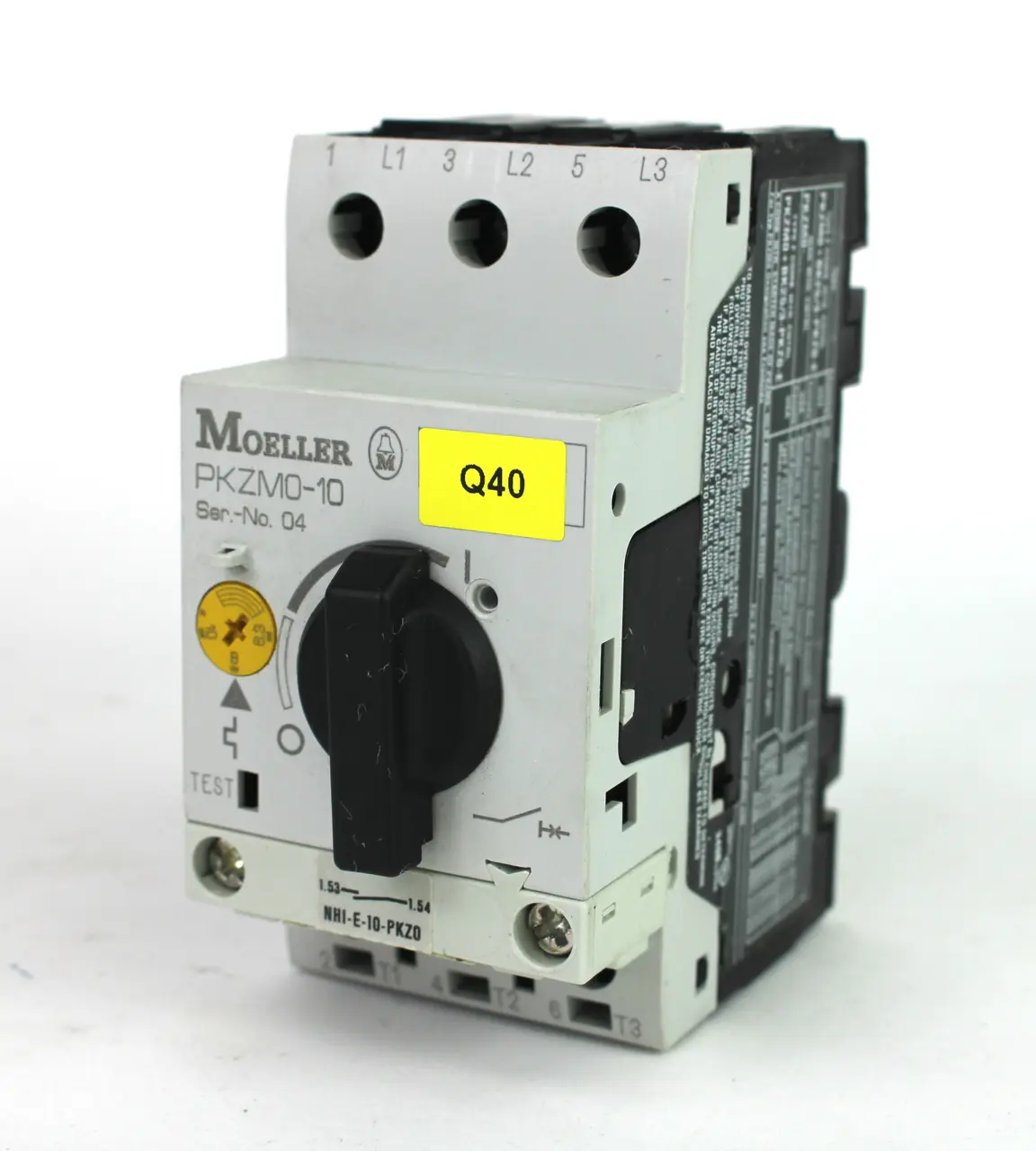 USED MOELLER EATON PKZM0-10