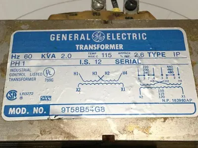 USED GENERAL ELECTRIC / GE 9T58B54G8