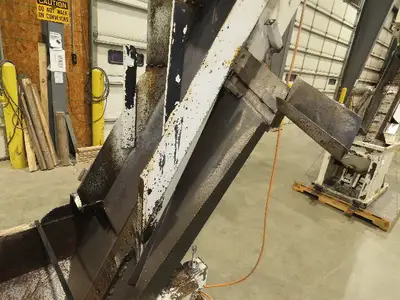 Spectrum Automation 0345HD Steel Hopper Parts Feeder Floorbin Elevator Conveyor