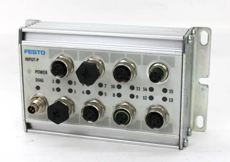 Used FESTO CP-E16-M12X2-5POL PLC Input & Output Kentucky US | Industrial Parts R Us Inc. #355129