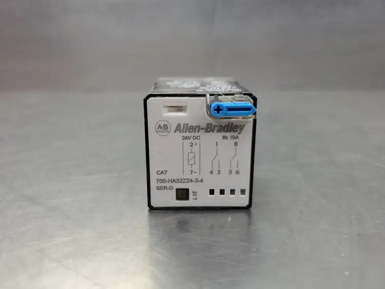 Used Allen-Bradley 700-HA32Z24-3-4 Ser D Relay, 24VDC, 10A Relays & Switches | Palmetto Automation #1155813