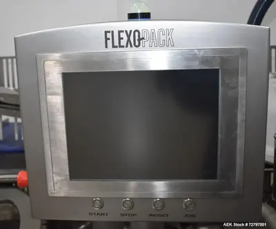 Used Flexopack IV450 Rotary Vacuum Sealer with iShrink Tunnel – Meat Packaging