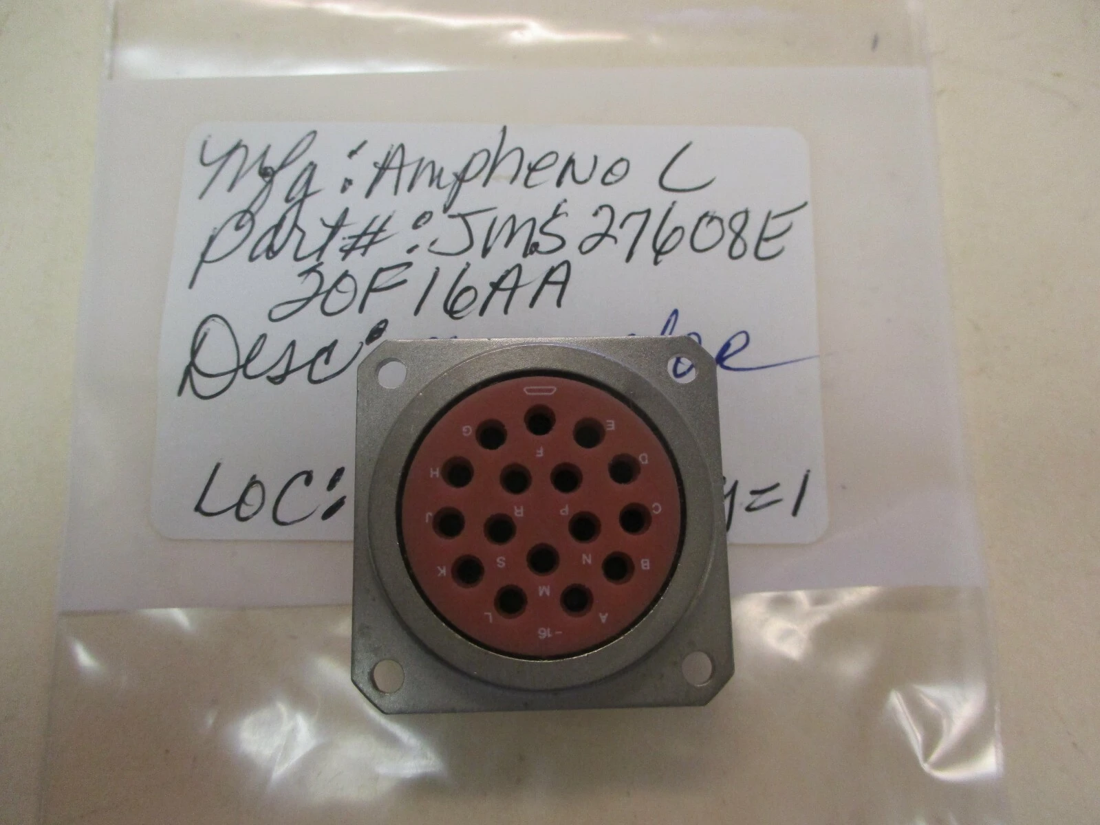 NEW Amphenol JMS27608E20F16AA