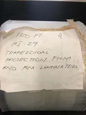 HI 29 TRAPEZOIDAL PROTECTION FILM AND PSA LAMINATED