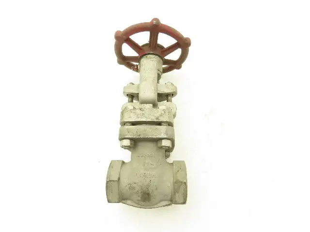 Ladish 1001-339 Gate Valve 1 NPT Class 150 275PSI Stainless Steel Rising Stem