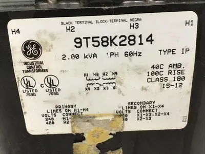 USED GENERAL ELECTRIC 9T58K2814