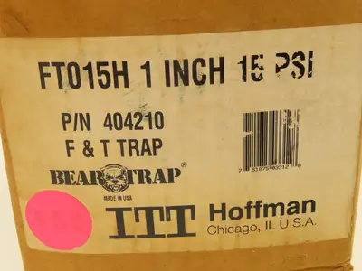 ITT Hoffman FT015H Float & Thermostatic Steam Trap 1"NPT 15/250PSI 450°F