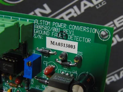 Alstom A00502/001 Ground Fault Detector Board Rev. 1 Used